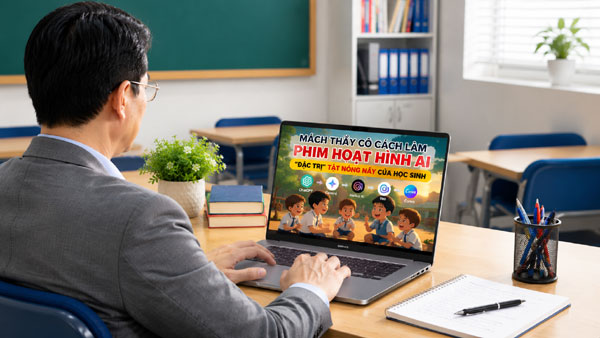 Mình đã tạo thành công câu chuyện để học sinh xem và hiểu vấn đề kiềm chế cảm xúc